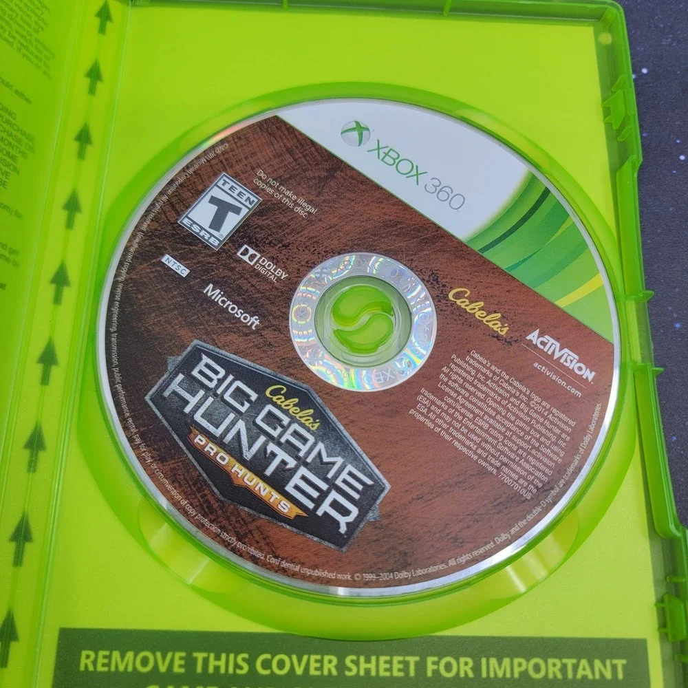Cabela's Big Game Hunter Pro Hunts (Microsoft Xbox 360) CIB Complete Video Game